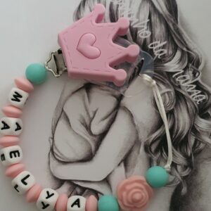 Attache sucette "Princesse"